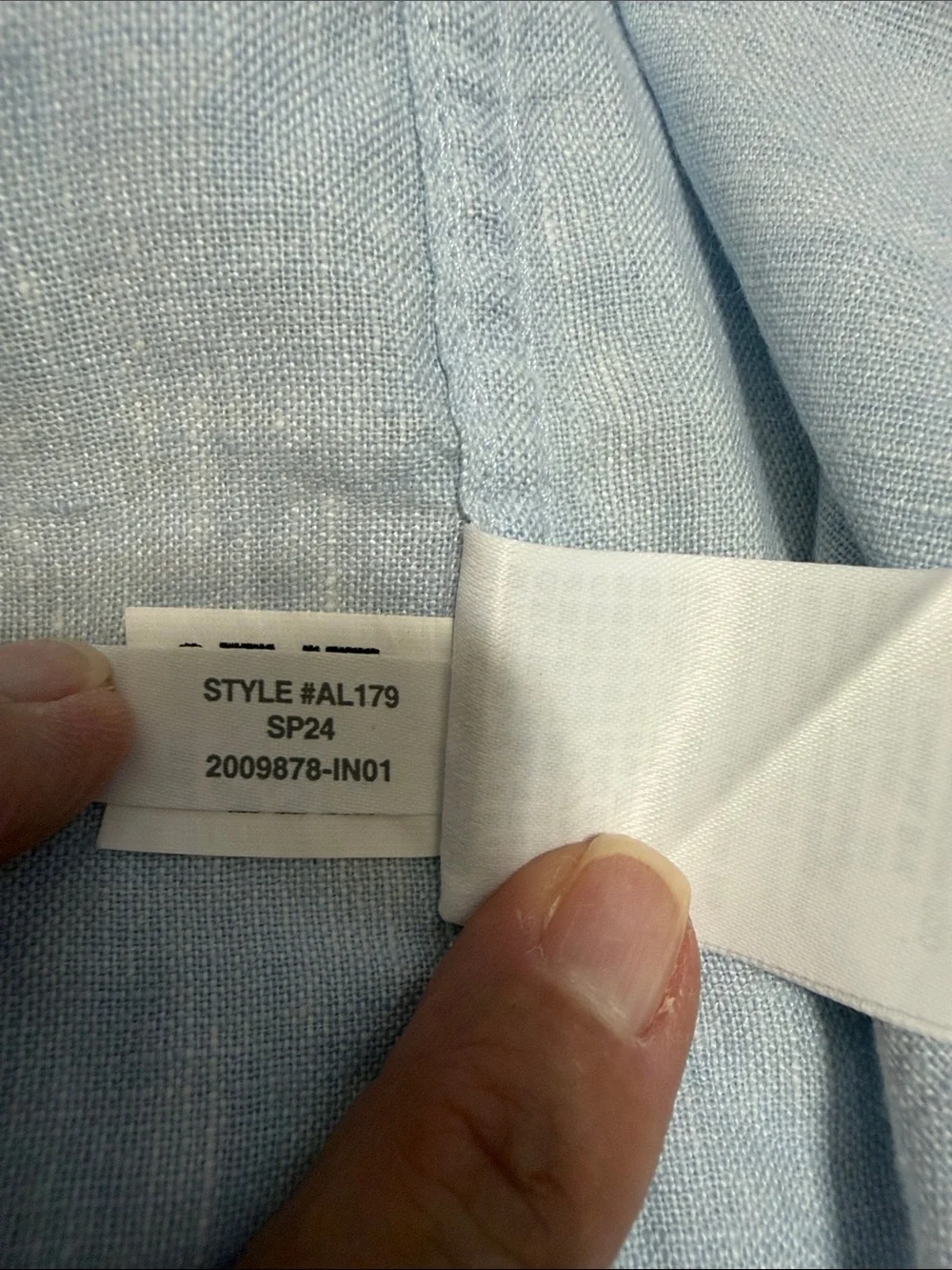 J. Crew Light Blue Linen Blend Button-Down Shirt Men’s Shirt. Beachy, Resort,